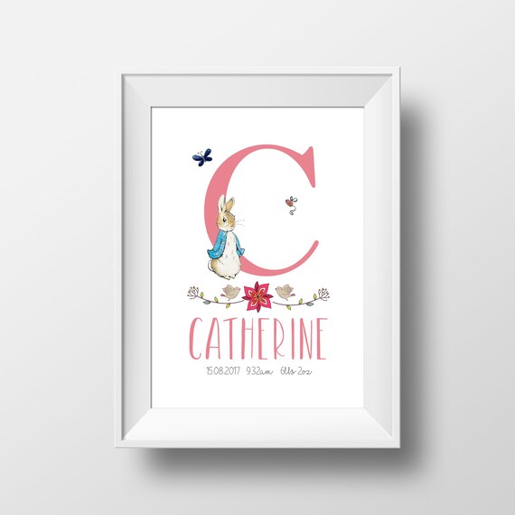 personalised peter rabbit christening gifts
