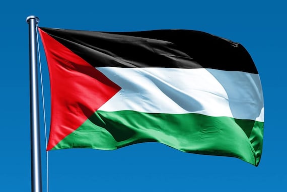 Palästinensische Palästina-Flagge 90 x 150 cm mindestens 3 Wochen bis zum  Eintreffen - .de