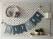 Handmade Personalised Chalk Paint Wooden Bunting Flags with Small Stars Choose NEW COLOURS 