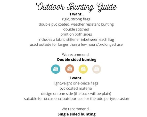 Handmade Outdoor Waterproof Bunting Oilcloth Dark Beautiful Birds Dunelm Mill White Single or Double Sided