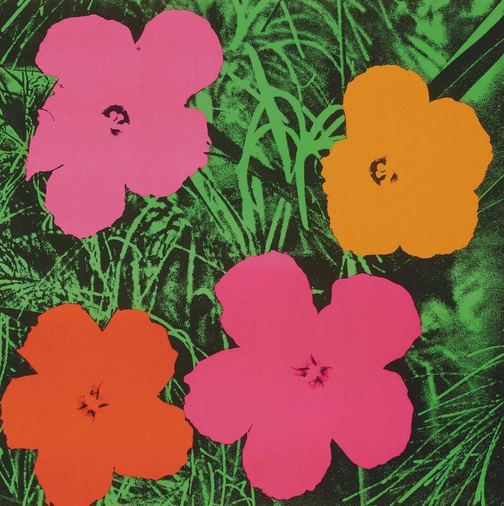 Andy warhol flowers - Etsy 日本