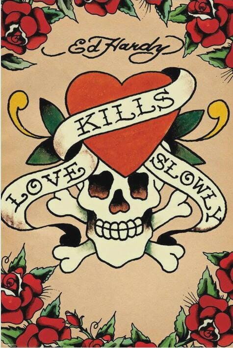 Ed hardy tattoo - Etsy 日本