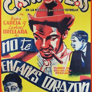 Cantinflas Movie Mexican Film Canvas