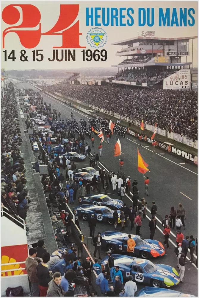 AUTOCOLLANT STICKER  RENAULT VAINQUEUR AUX 24 HEURES DU MANS 78 Renault Alpine A442b 1 480x360