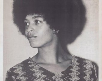 Free Angela Davis Now Poster Civil Rights Poster Print