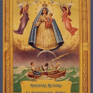 Caridad Del Cobre Nuestra Senora Religious Vintage Poster