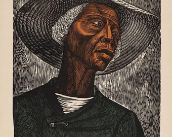 Elizabeth Catlett: Sharecropper Archival Quality Fine Art Print