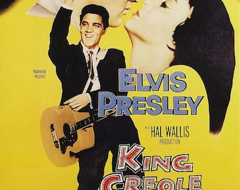 キング・クレオール 1958 エルヴィス・プレスリー カルト映画ポスター