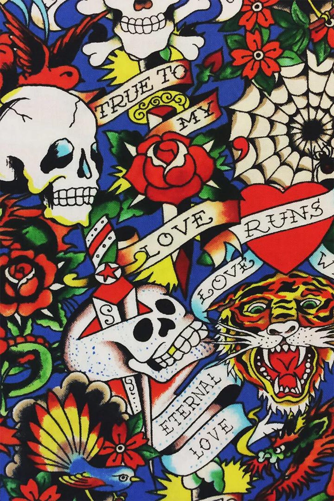Ed Hardy Eternal Love Tattoo Wall Art Poster - Etsy