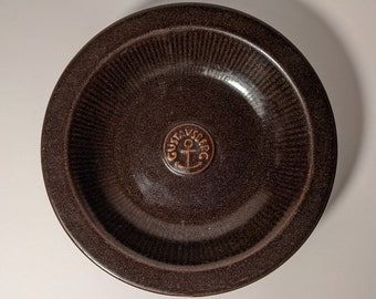 Vintage, Heavy, MCM, Gustavsberg (Sweden) Promotional Dish. Clean, Swedish Modern Design.