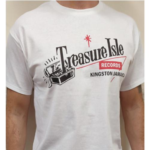 Treasure Isle Records T Shirt - Unisex Retro Style Tee White 013