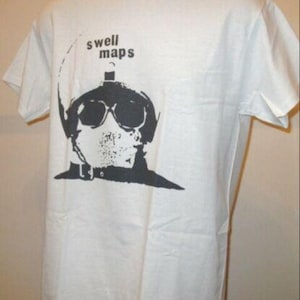 Swell Maps T Shirt - Unisex Retro Style Tee Weiß 361
