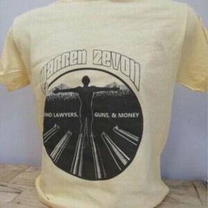 Jackson Browne Warren Zevon '77シャツ Jackson Browne Warren Zevon '77 shirt