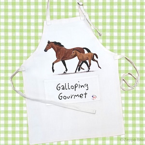Horse Chef Apron Funny Apron Cute Apron with Pocket