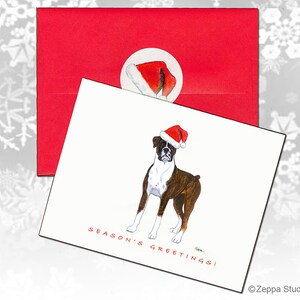 Cartões de Natal Boxer, Cartões de Natal em Caixa, Cartões de Natal Personalizados