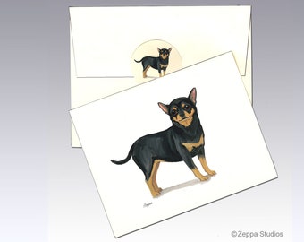 Chihuahua Note Cards, Boxed Note Cards, Personalized Note Cards