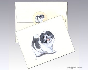 Shih Tzu Note Cards, Boxed Note Cards, Personalized Note Cards