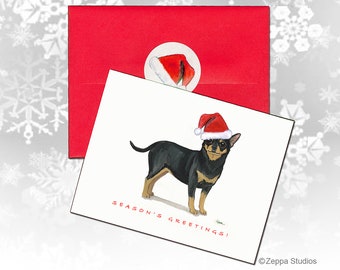 Chihuahua Christmas Cards, Boxed Christmas Cards, Personalized Christmas Cards
