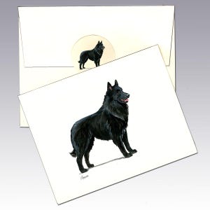 Belgischer Schäferhund Grußkarten, Boxed Grußkarten, Personalisierte Grußkarten