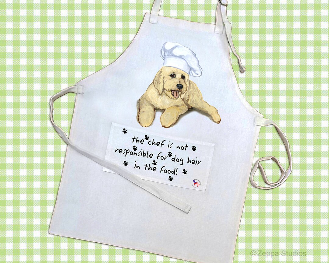 Goldendoodle Chef Apron Funny Apron Cute Apron With Pocket Etsy