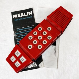 Merlin the Electronic Wizard 1978 Parker Brothers Handheld Computer Toy Original Instructions for Repair or Visual Prop Not Working Etsy