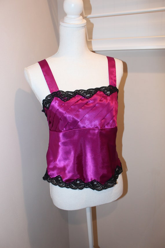 Victoria's Secret Camisole 1980's Hot Pink size sm