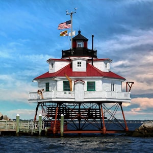 Chesapeake Bay / Thomas Point / Lighthouse / Fine Art Print / Wall Art