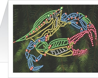 Christmas Cards -- "Wye Lights" Crab-Themed Cards / 10-pack