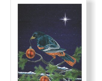 Christmas Cards -- &quot;O Ho Ho&quot; Baltimore Orioles Holiday