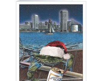Christmas Cards -- &quot;BoHoHo&quot; 10-pack / Greeting Cards