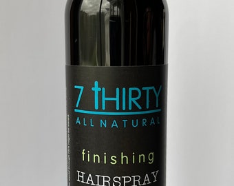 HAIRSPRAY - All Natural - Salon Quality - F I N I S H I N G Hairspray - Formulated by a Professional Stylist - FREE SHIPPING!!!