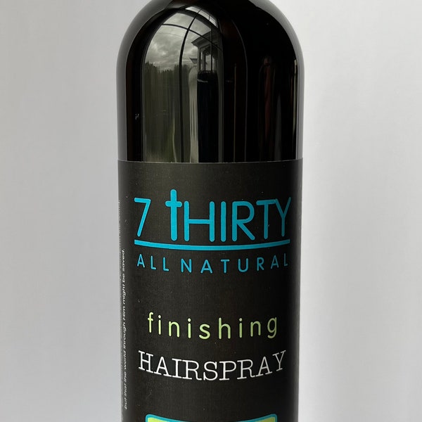 HAIRSPRAY - All Natural - Salon Quality - F I N I S H I N G Hairspray - Formulated by a Professional Stylist - FREE SHIPPING!!!