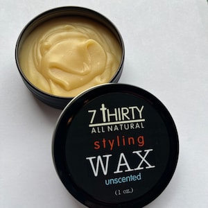 STYLING WAX - All Natural - Formulated by a Professional Stylist - Unique Ingredients - Excellent Styling Experience! FREE Shipping!!!