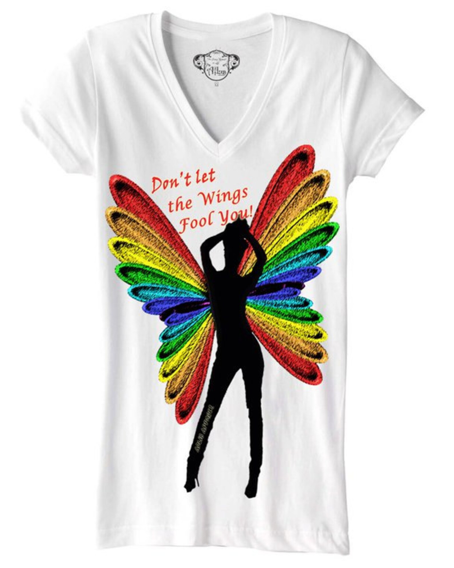 Butterfly Graphic Fitted Tshirt Etsy