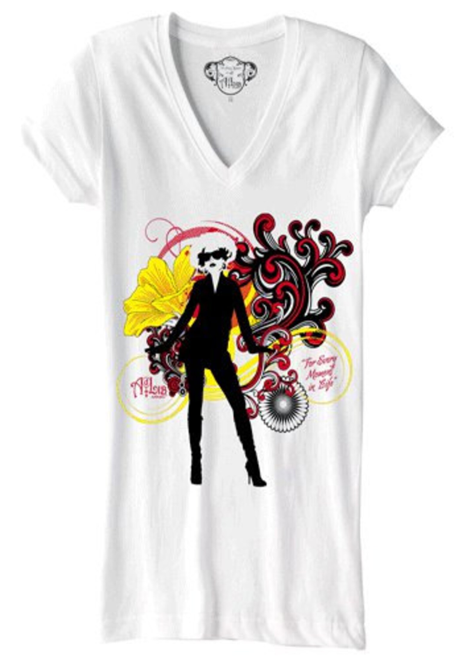 Throwing Shade Fitted Graphic Tshirt Etsy