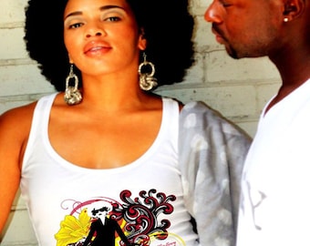 Throwing Shade Fitted Graphic T-Shirt