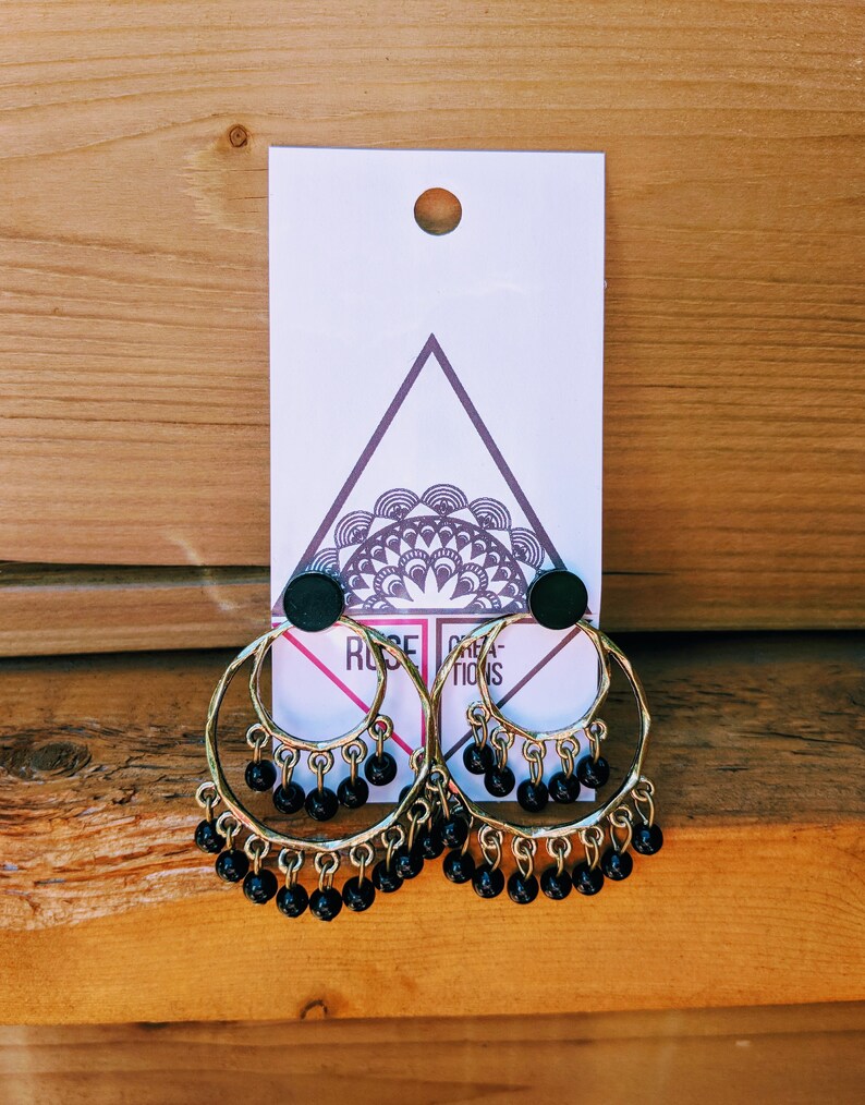 Ear Jacket Bohemian brass