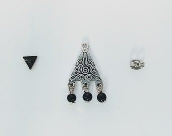 Ear Jacket Equilateral / silver