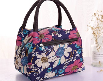Tragbar Picknick Isolierte Brotdosen Aufbewahrung Tasche Lunch Bag Beutel Box Tragbar Picknick Isolierte Brotdosen Aufbewahrung Tasche Lunch Bag Beutel Box