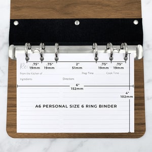 Refillable recipe book