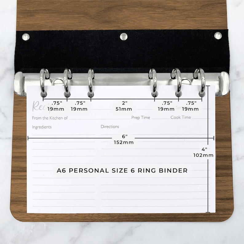 Refillable recipe book