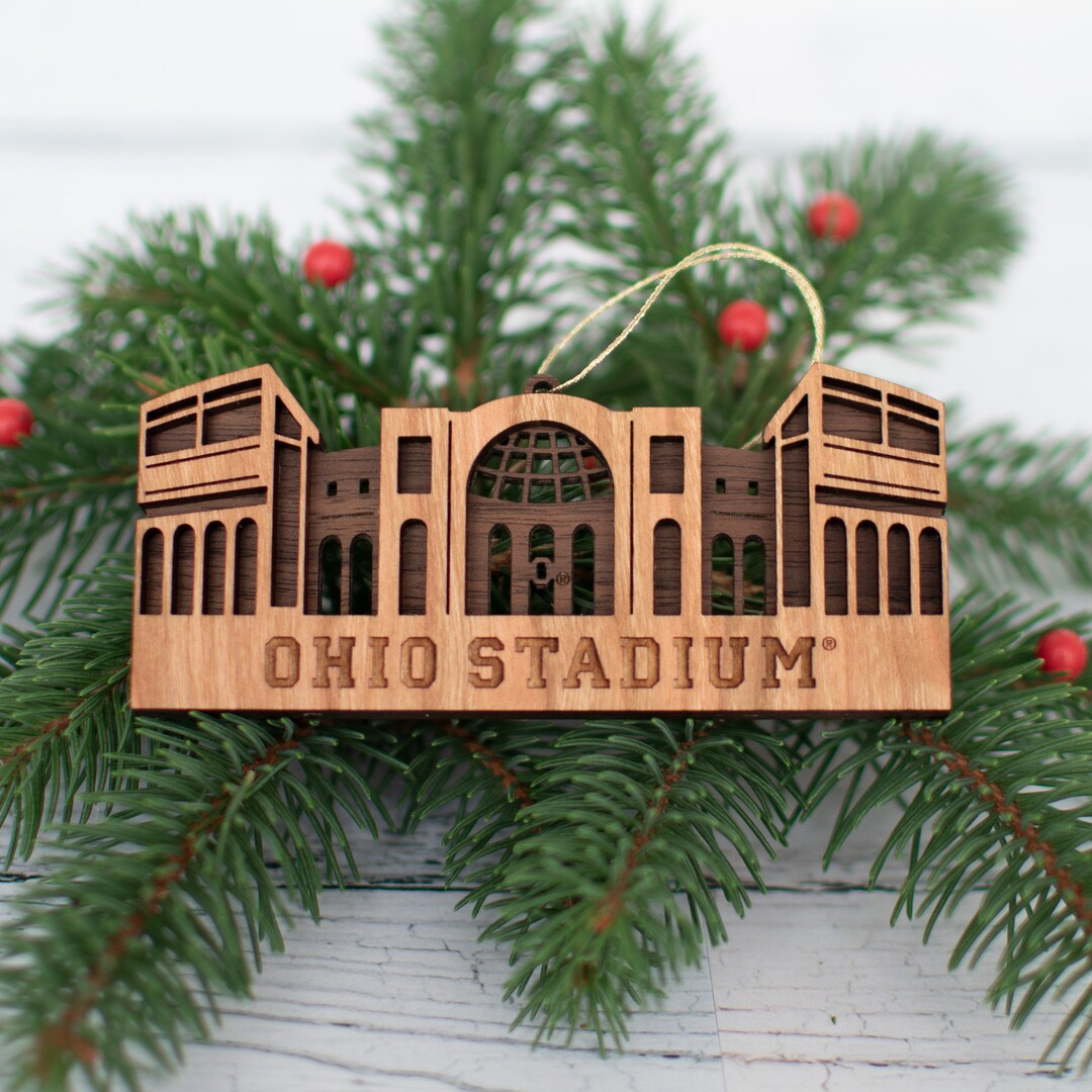 Ohio Stadium Christmas Ornament, Officially Licensed Ohio State