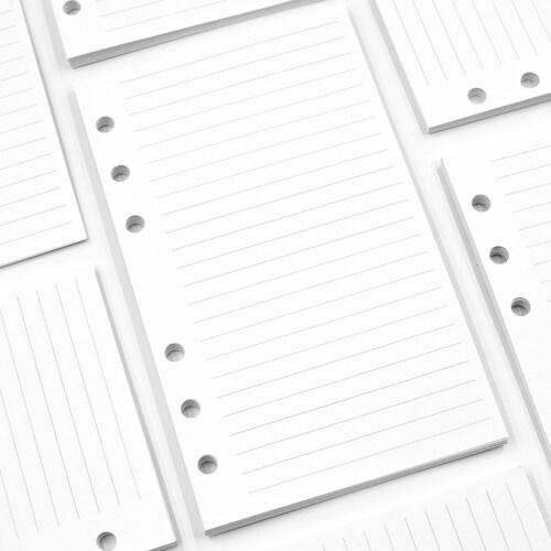 6 Holes Refill Paper for A6 Ring Binder Journal Notebook Etsy