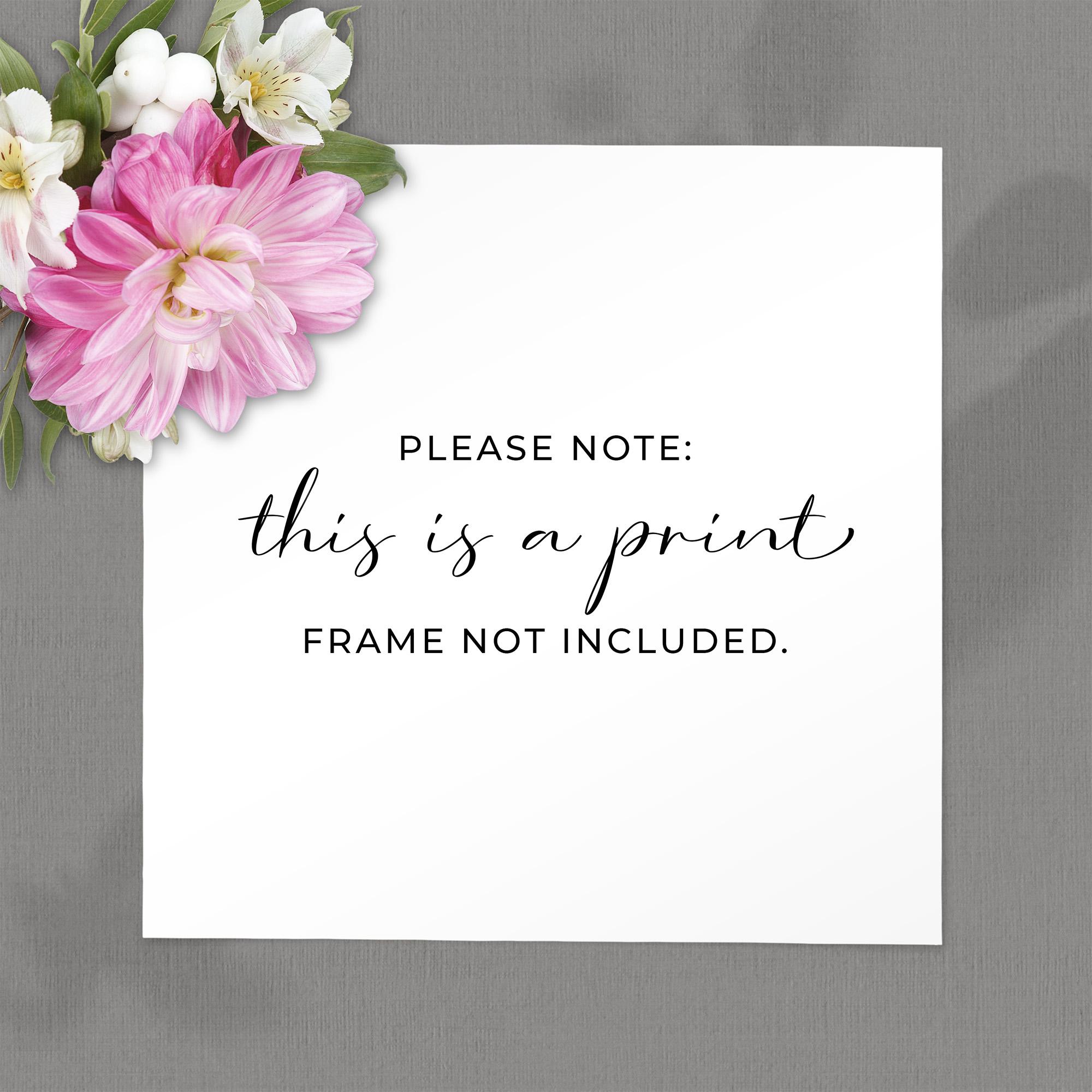 Brave Quote With Cancer Ribbon, Framable Print, Support Gift for a ...