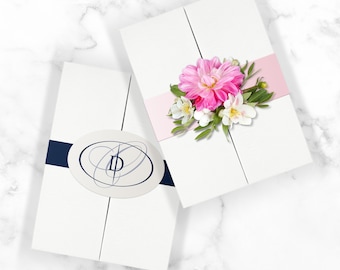 Invitation Box, White Magnetic Gift Boxes for A6 Invitations, Cards, and Jewelry