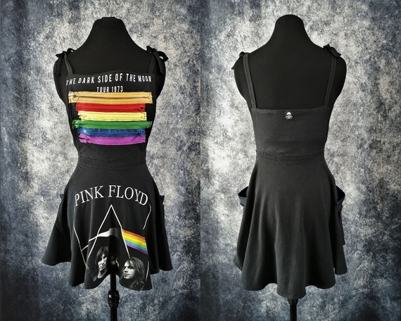 Overalls Short Dress/pink Floyd T-shirt 