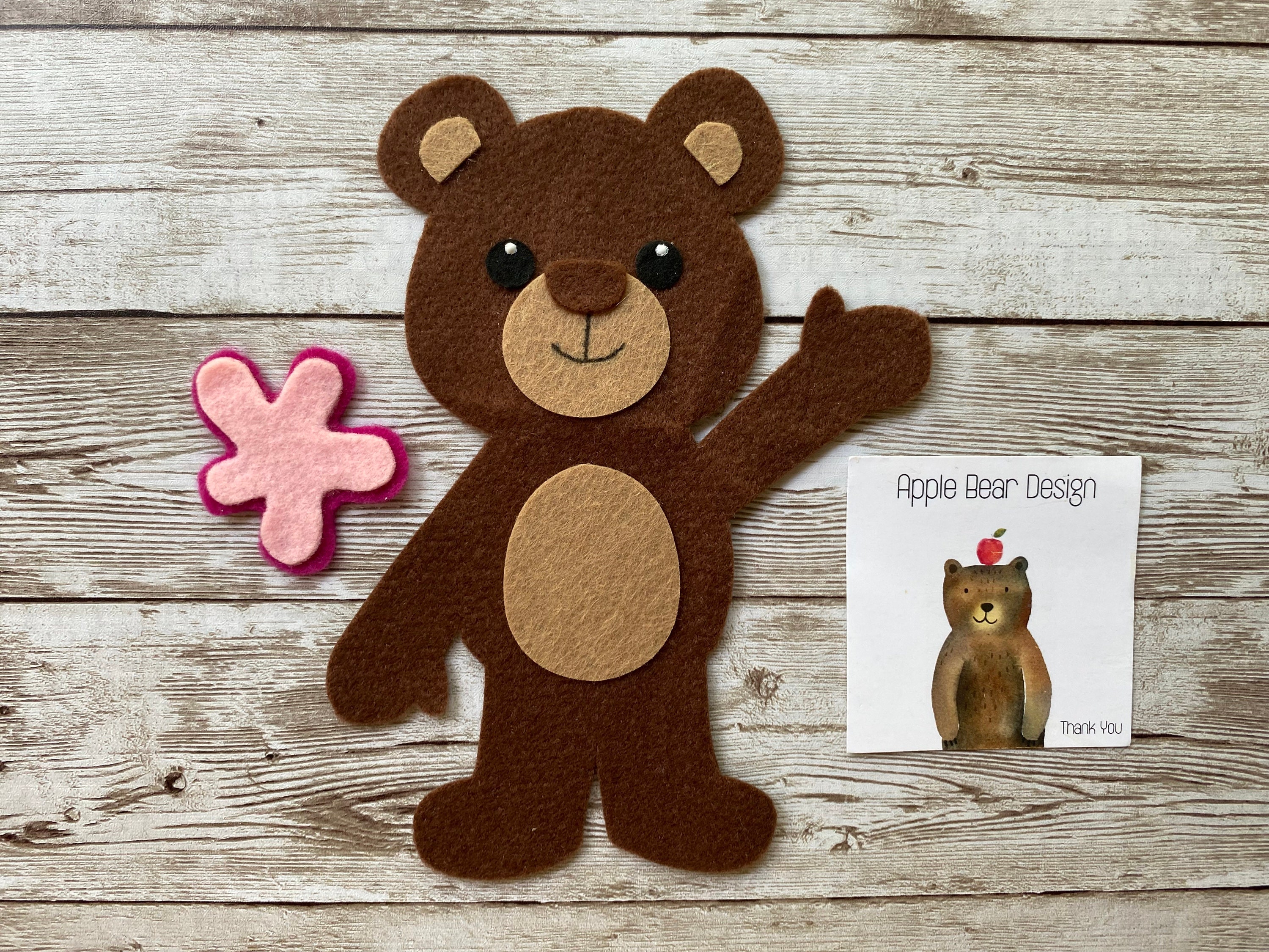 Bakell Stitched Teddy Bear Silicone Mold | 2.5x2 Inches, Pink