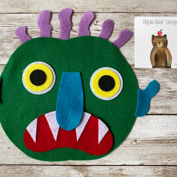 Felt Board Story Set: GO Away Big Green Monster