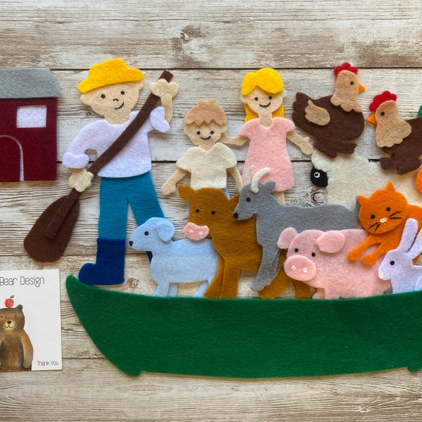 Felt Board Story Set: Mr. Gumpy's Outing