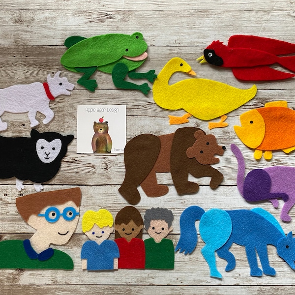 Felt Board Story Set: Brown Bear Brown Bear What do you see?